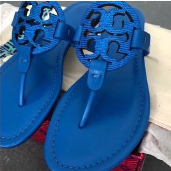 Tory Burch Miller Flip Flop Bright Tropical Blue - Picture 4 of 4